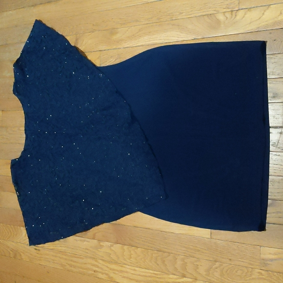 Enfocus, Navy blue dress, 10P - Picture 4 of 6